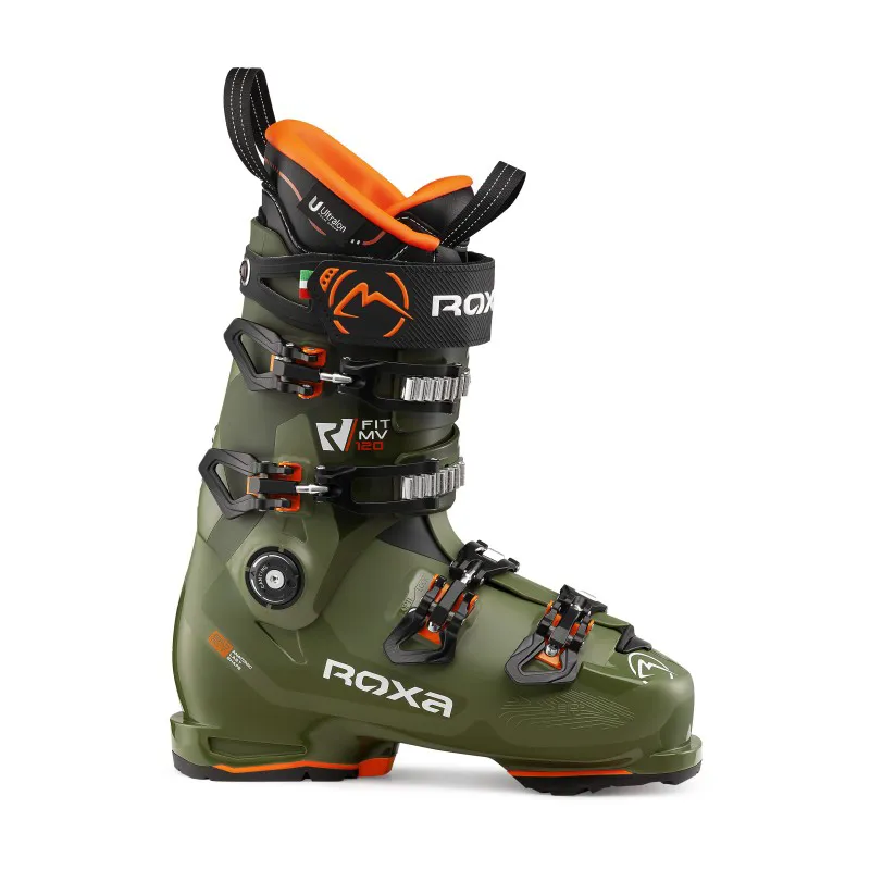 The R/Fit MV 120 model is designed for advanced skiers looking for improved performance and control for skiing across the entire slope. With a flex of 120 and a width of 100–102 mm BioFit, it is an excellent choice for advanced skiers.